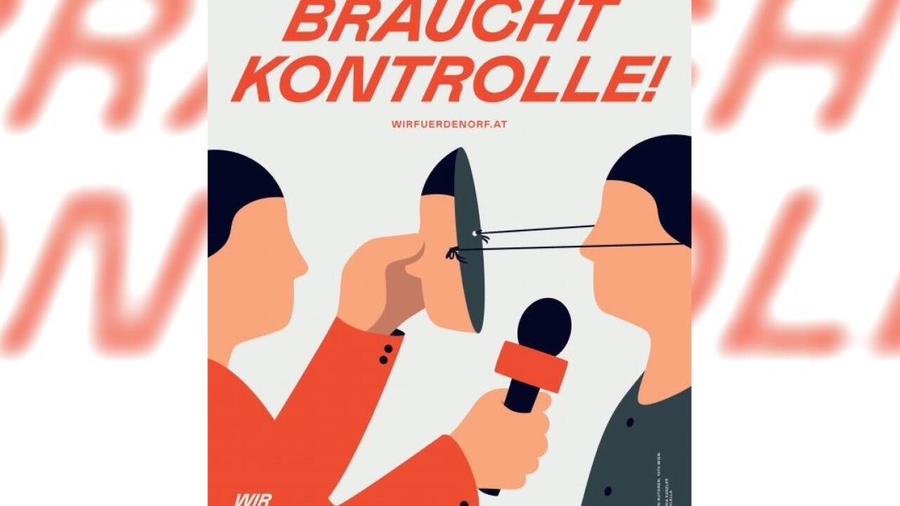 Sujets der Kampagne von „Wir für den ORF“. 