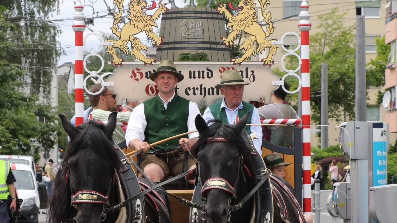 Impressionen der Dult-Eröffnung. 