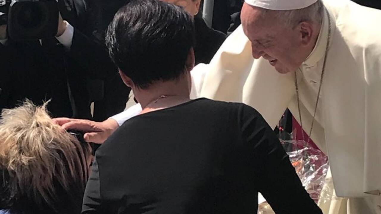 Hengl zu Besuch in Rom. 