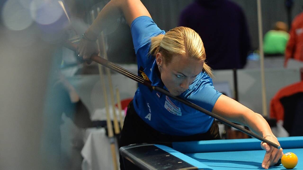 Billard-Ass Jasmin Ouschan hat beim Heimturnier in St. Johann viel vor. 