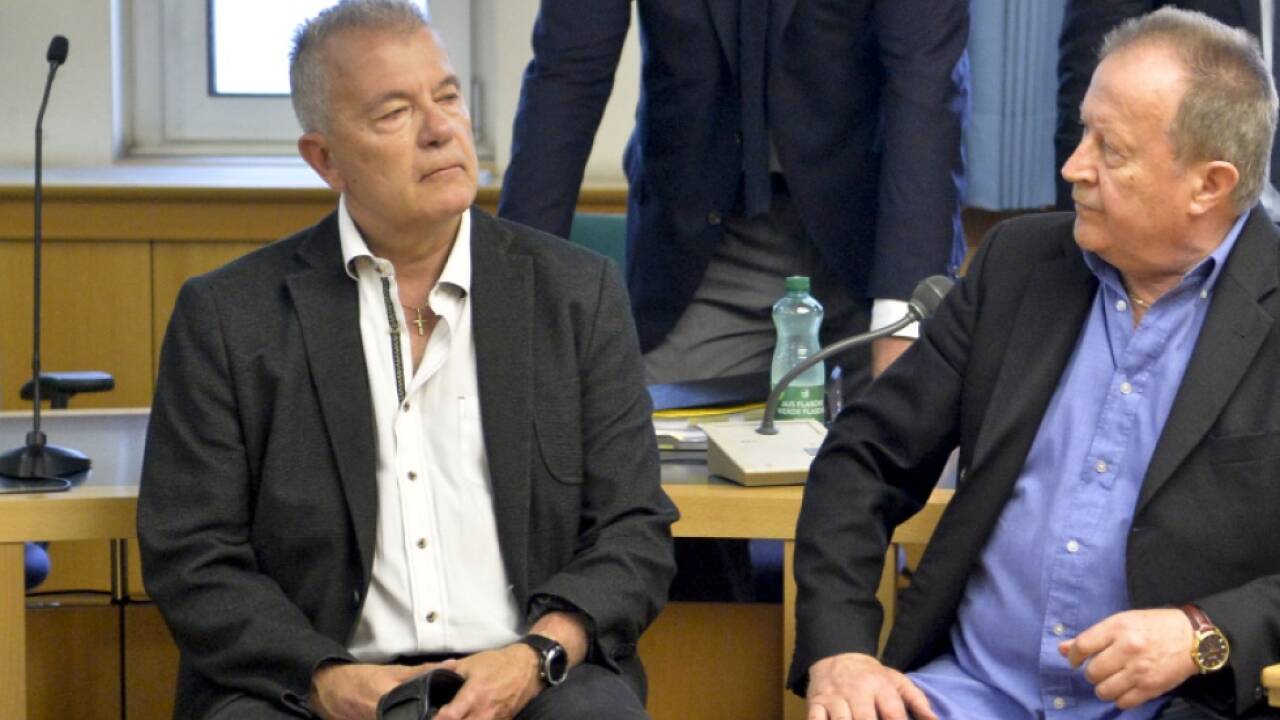 Die Hauptangeklagten Thomas Gangel und Walter Benesch 