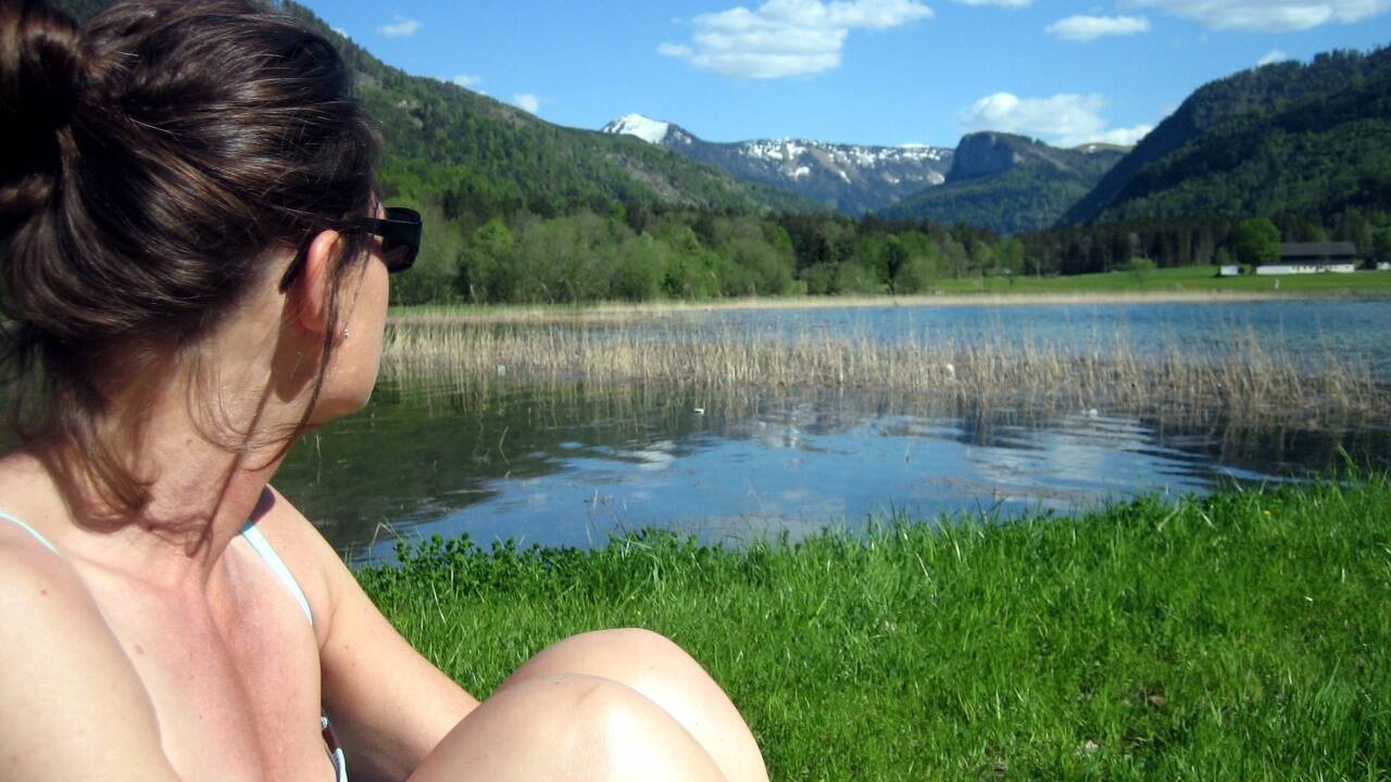 Entspannung pur am idyllischen Hintersee. 