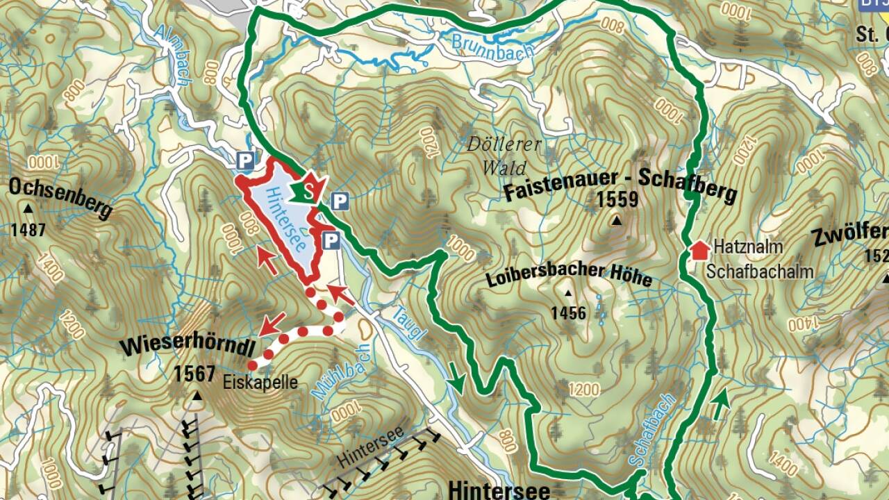 Entspannung pur am idyllischen Hintersee. 