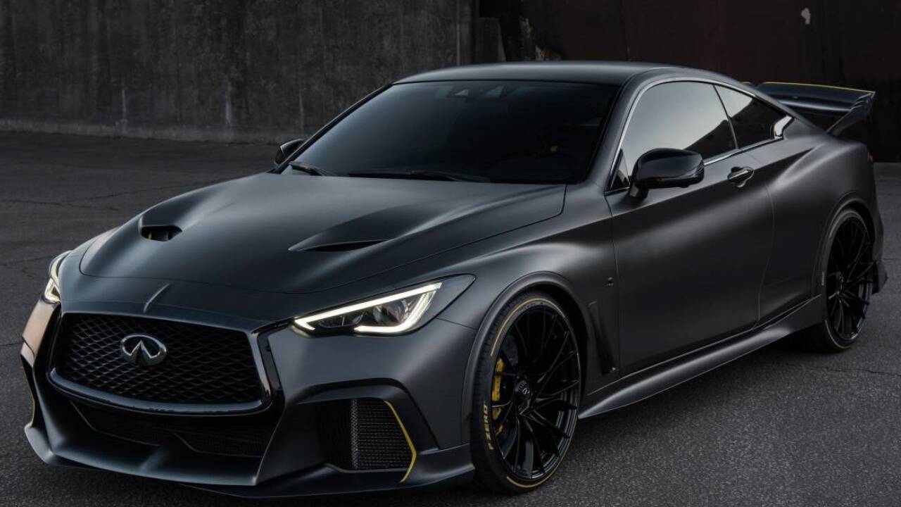 Infiniti-Studie Black S: Entwickelt gemeinsam mit dem F1-Team von Renault. 