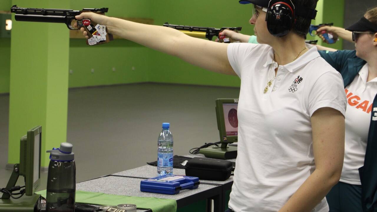 Sylvia Steiner glänzte mit der Luftpistole vor allem im Grunddurchgang. 