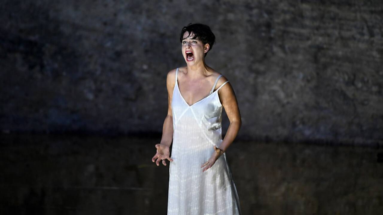 Asmik Grigorian während der Fotoprobe der Oper 'Salome' 2018 