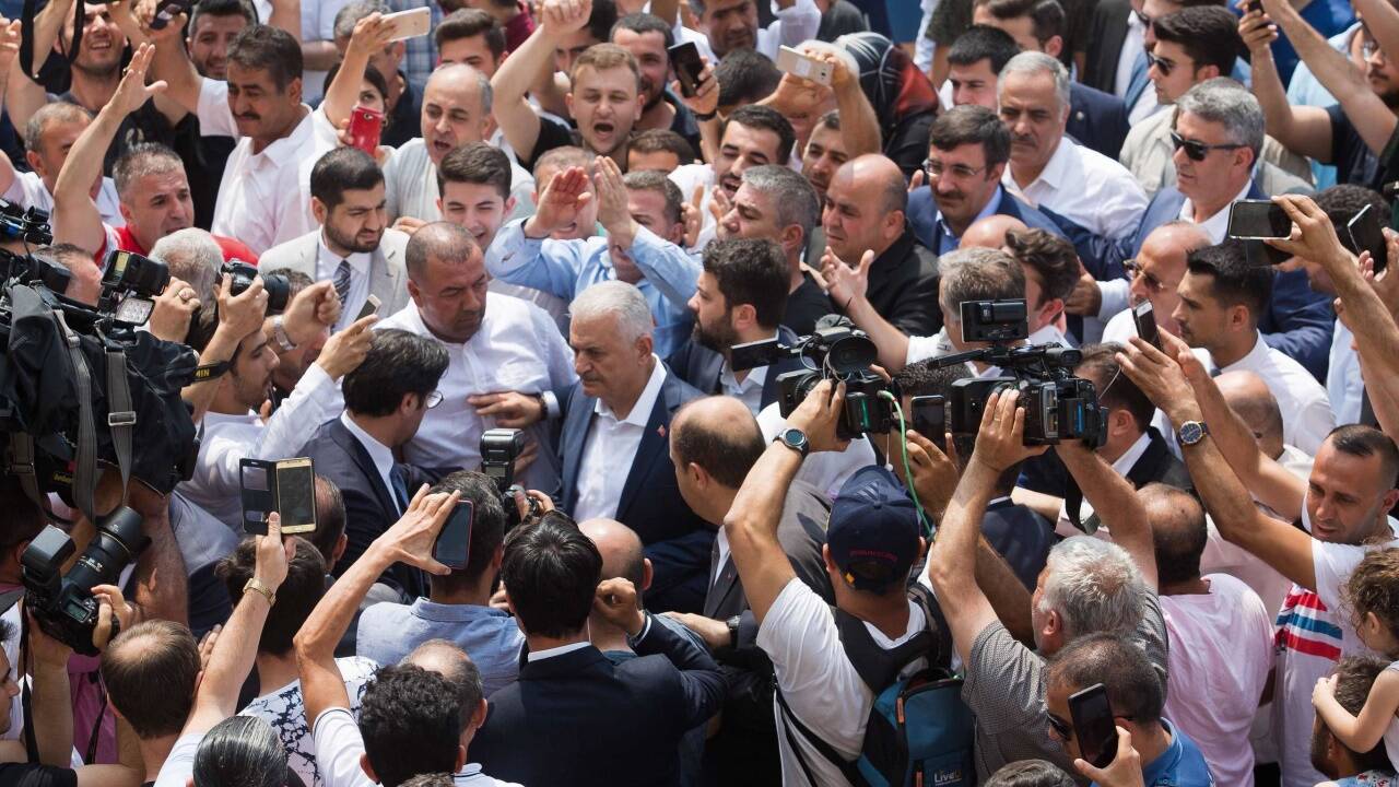 Ekrem Imamoglu feierte seinen Wahlsieg 