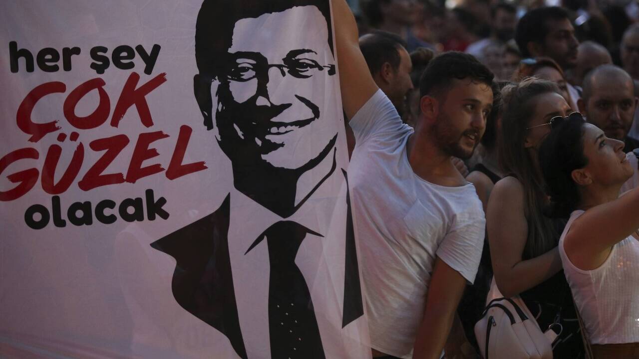 Ekrem Imamoglu feierte seinen Wahlsieg 