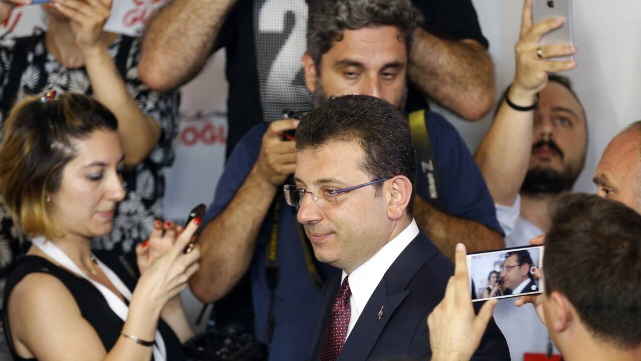 Ekrem Imamoglu feierte seinen Wahlsieg 