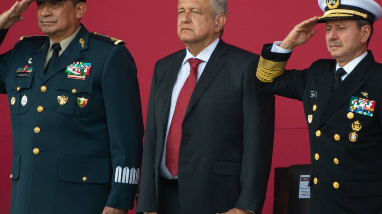 Mexikos Verteidigungsminsiter Sandoval entsandte Soldaten  Mexikos Verteidigungsminsiter Sandoval entsandte Soldaten