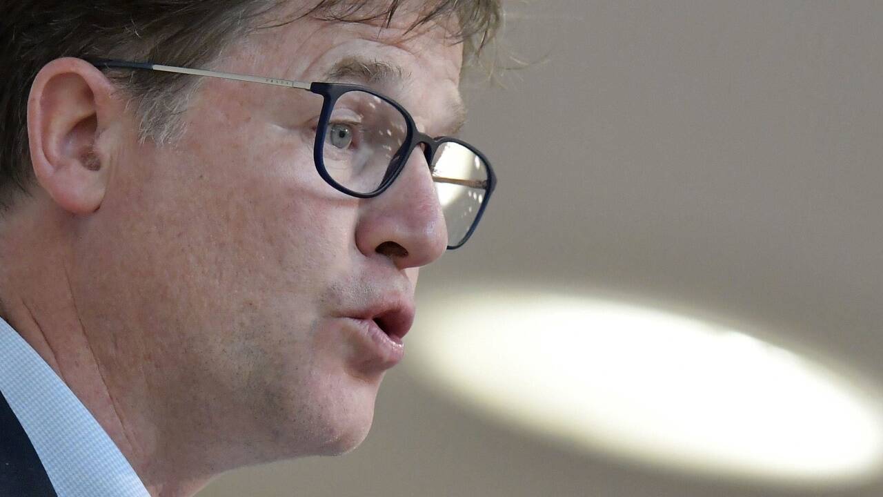 Clegg auf einer Veranstaltung der Hertie School of Governance in Berlin. Clegg auf einer Veranstaltung der Hertie School of Governance in Berlin.