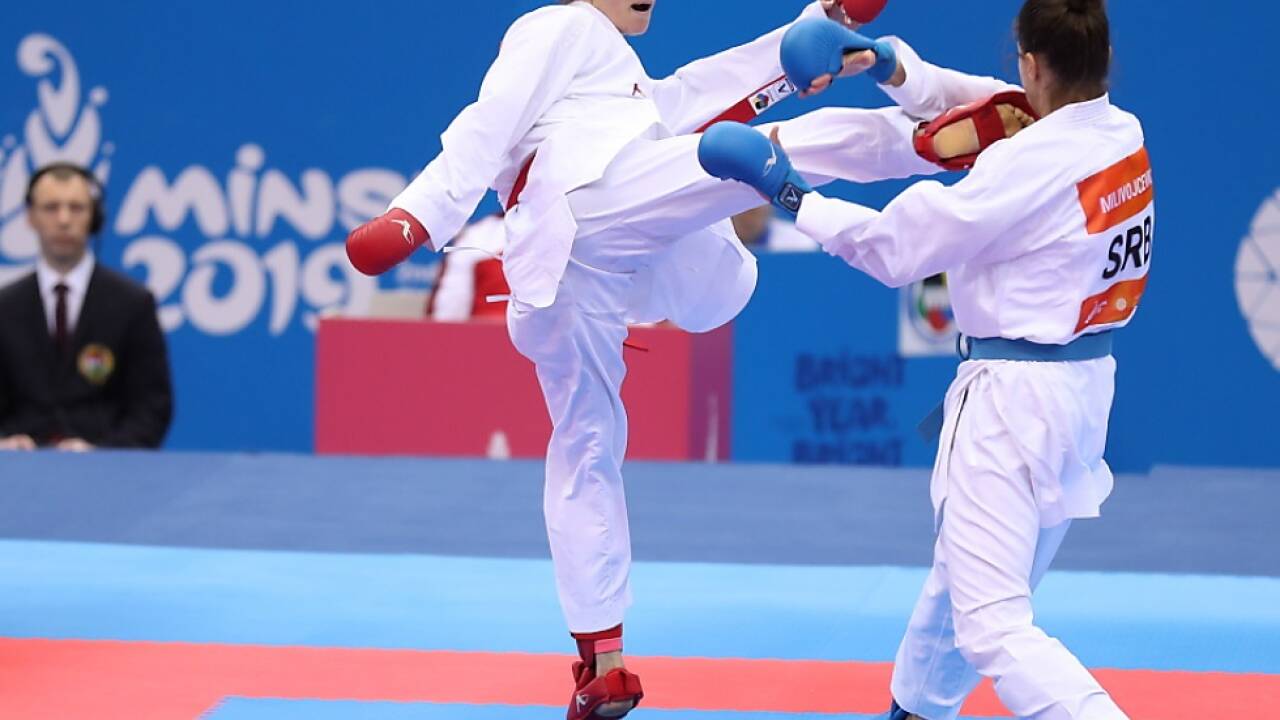 Plank gewann in der Kumite-Klasse bis 50 kg 