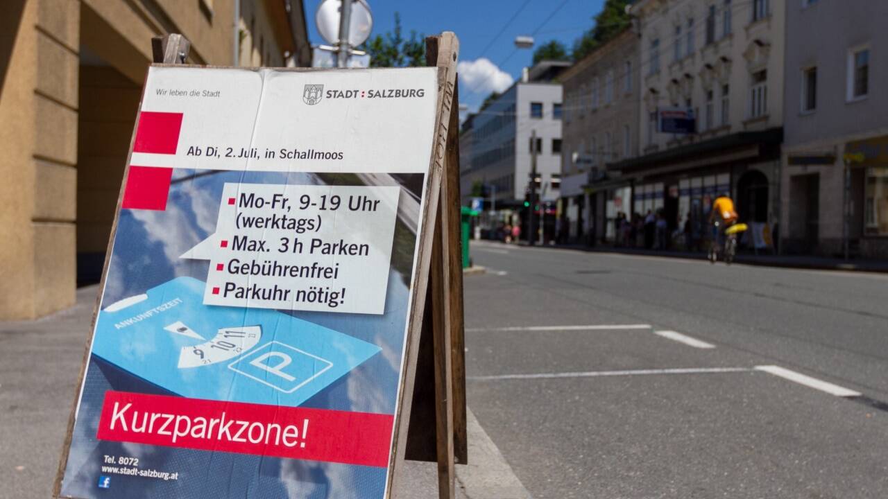 Mit Dienstag wird in Salzburg-Schallmoos eine Kurzparkzone eingeführt. Mit Dienstag wird in Salzburg-Schallmoos eine Kurzparkzone eingeführt.
