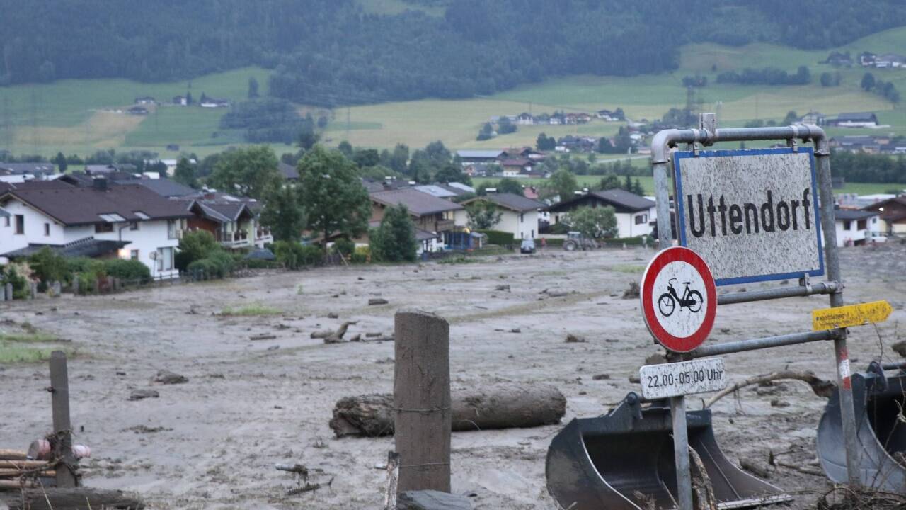 Murenabgang in Uttendorf – die Schäden sind enorm. 