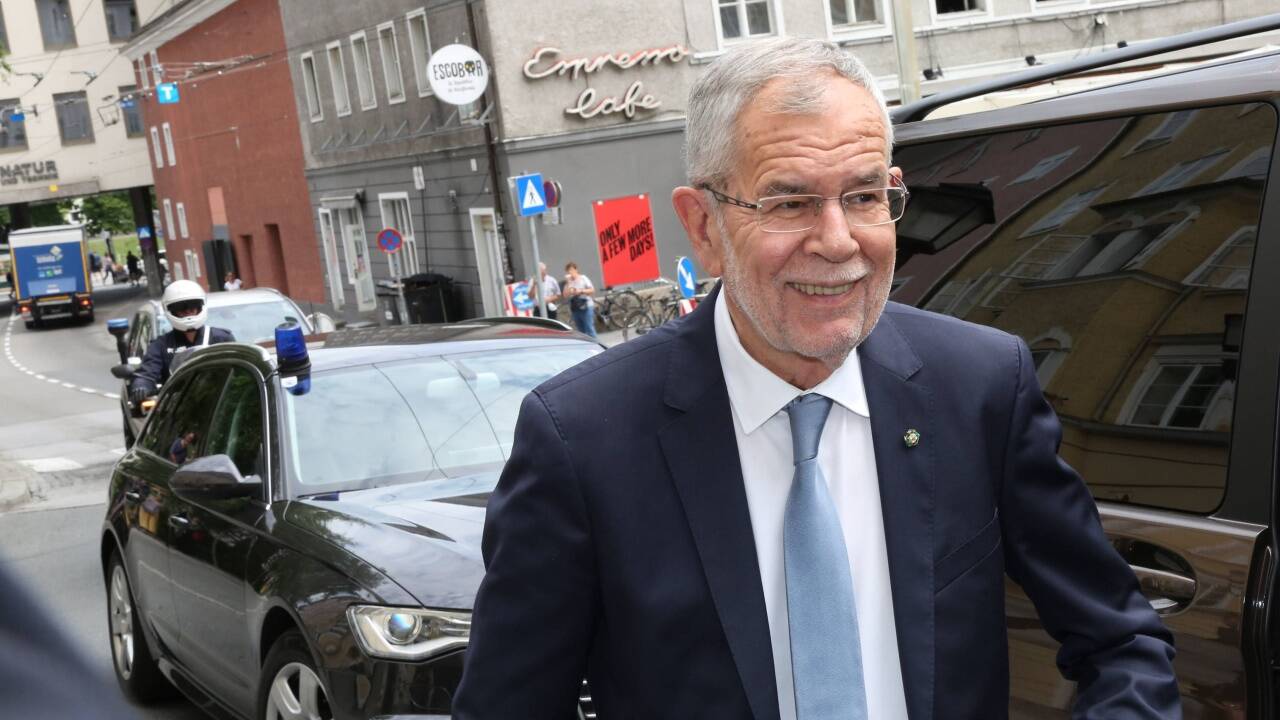 Bundespräsident Alexander Van der Bellen. Bundespräsident Alexander Van der Bellen.