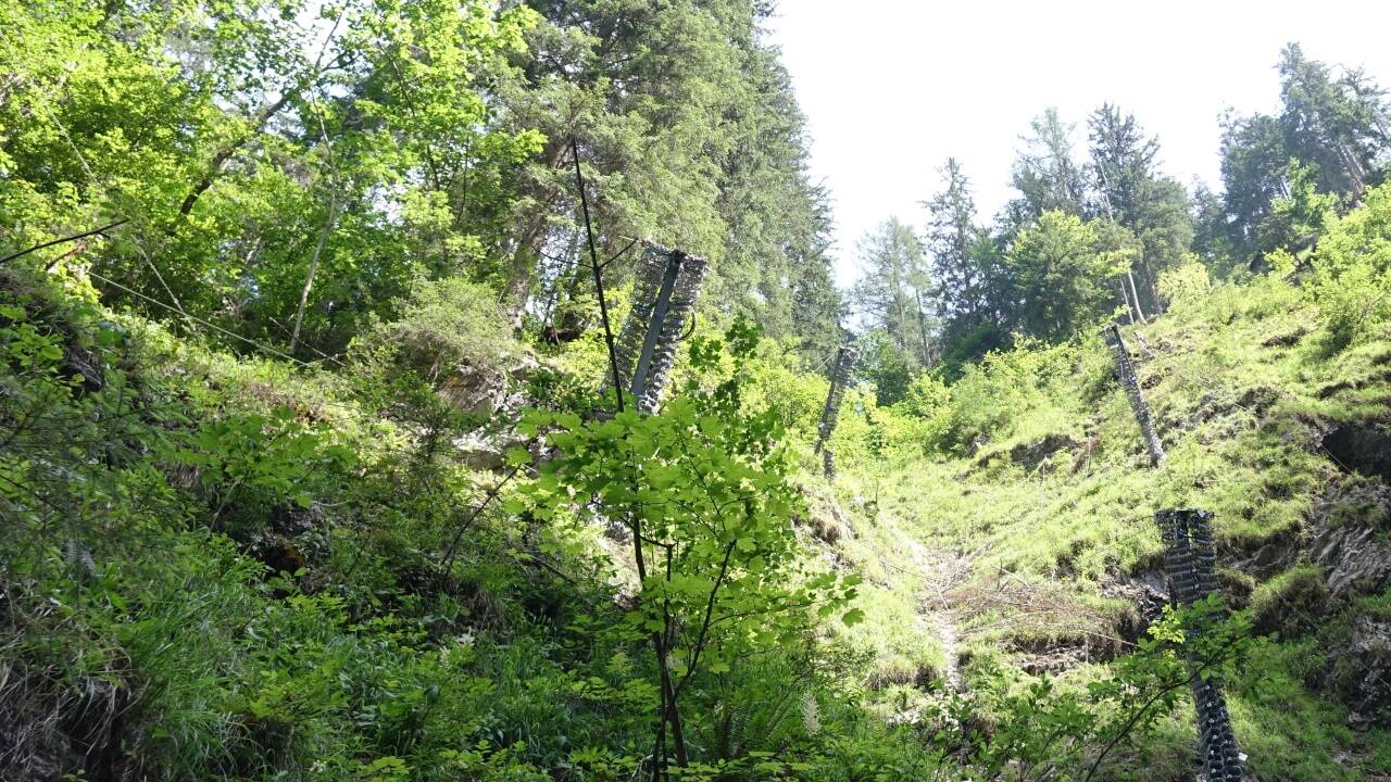 Die Arbeiten in der Liechtensteinklamm laufen auf Hochtouren. 