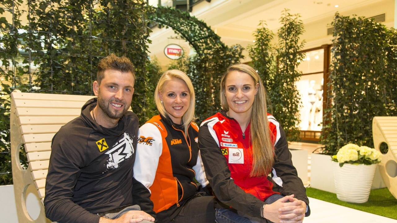 Andreas Prommegger, Laura Kraihamer, Alisa Buchinger. 