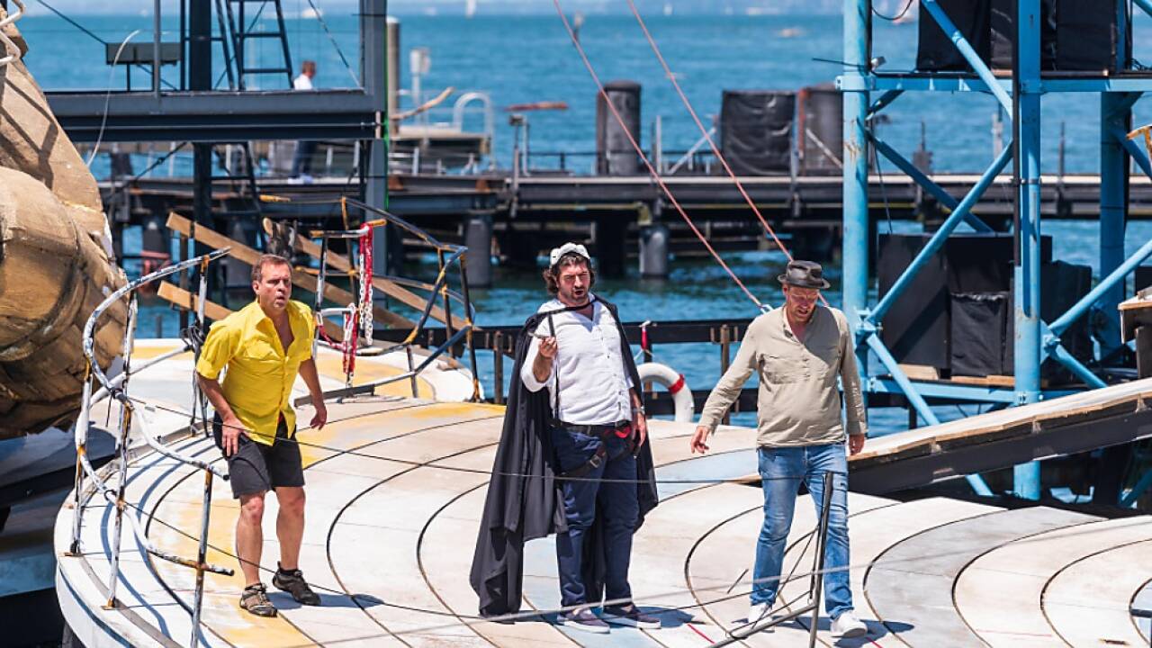 Geprobt wird u.a. für Rigoletto 
