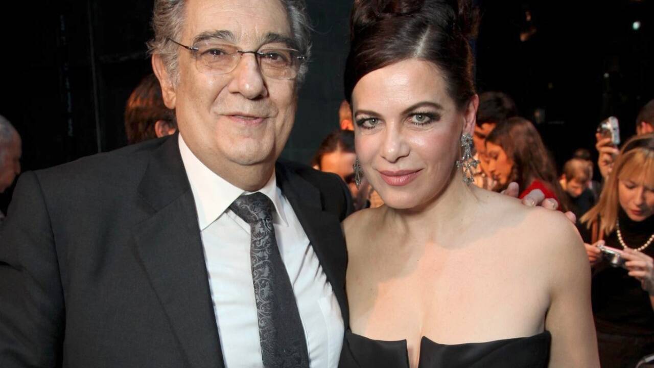 Mit Plácido Domingo verbindet die Sängerin eine langjährige Freundschaft – hier im Jahr 2010 im Anschluss an die Oper „Il Postino“. 