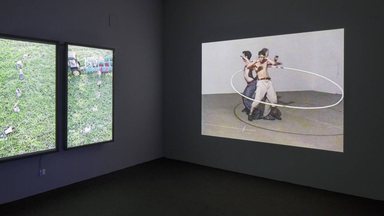 Blicke in die Ausstellung „Salt Years“ von Sigalit Landau. 