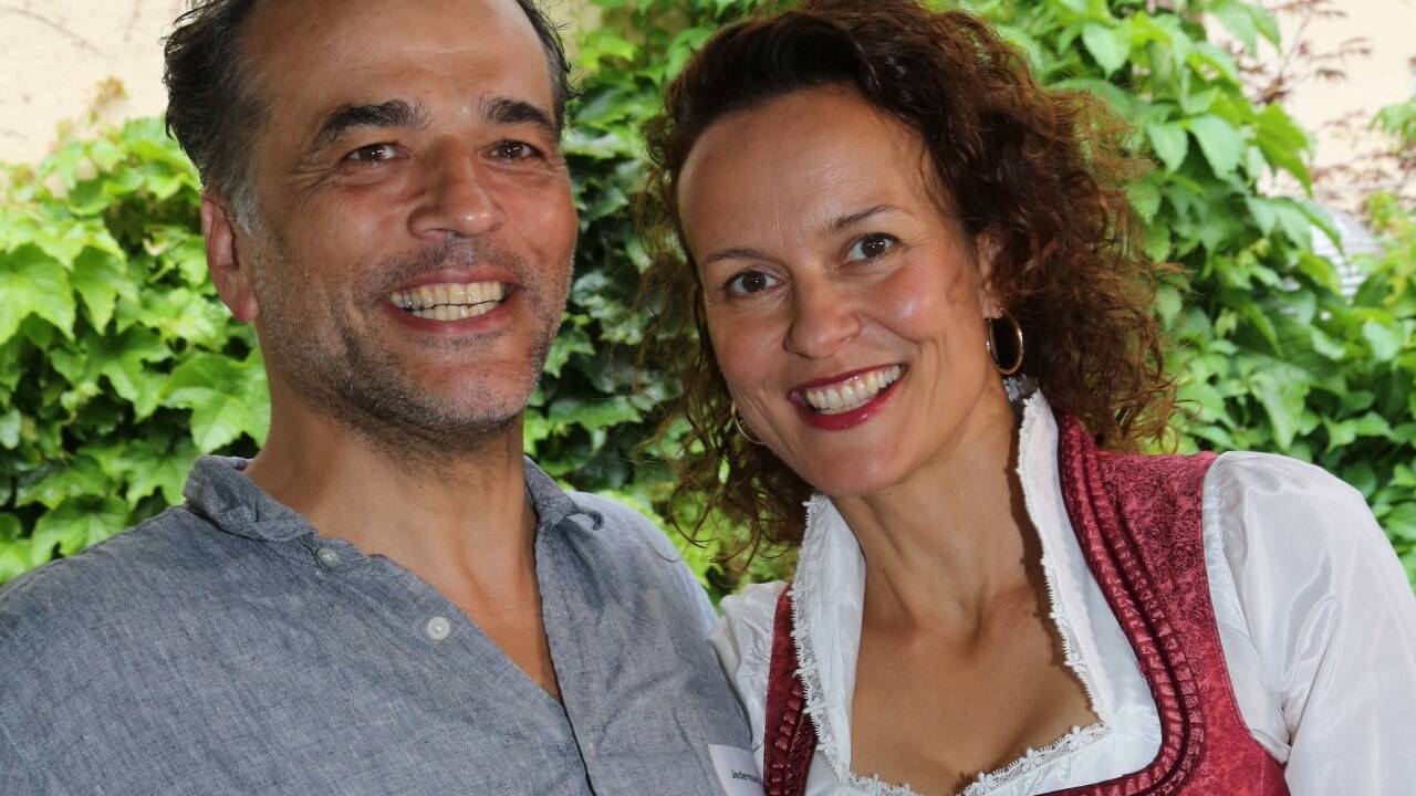 Schuldknecht und Schuldknechts Weib: Die „Jedermann“-Schauspieler Michael Masula und Martina Stilp. 