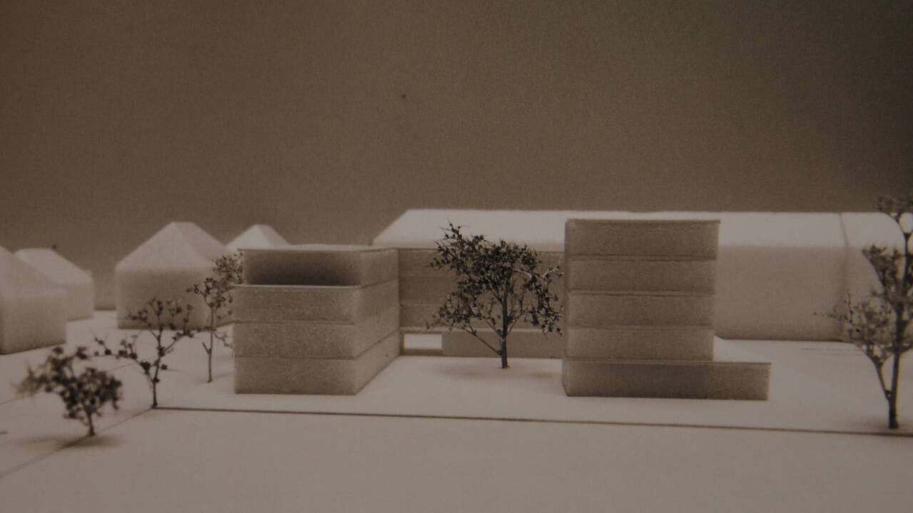 Erste Entwürfe für die 34 Wohnungen in der Otto-Lilienthal-Straße. Sie stammen vom Architekturbüro dunkelschwarz ZT OG.  