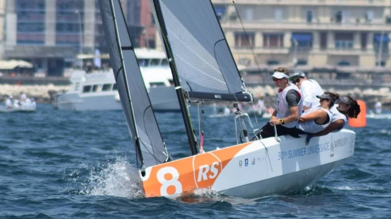 Bei der Universiade in Neapel war höchste Konzentration gefragt.  Bei der Universiade in Neapel war höchste Konzentration gefragt.