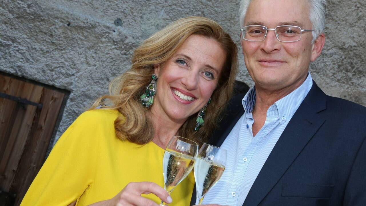Tourismusverband-Obfrau Gudrun Heger mit Ehemann Harald Bilgeri.  
