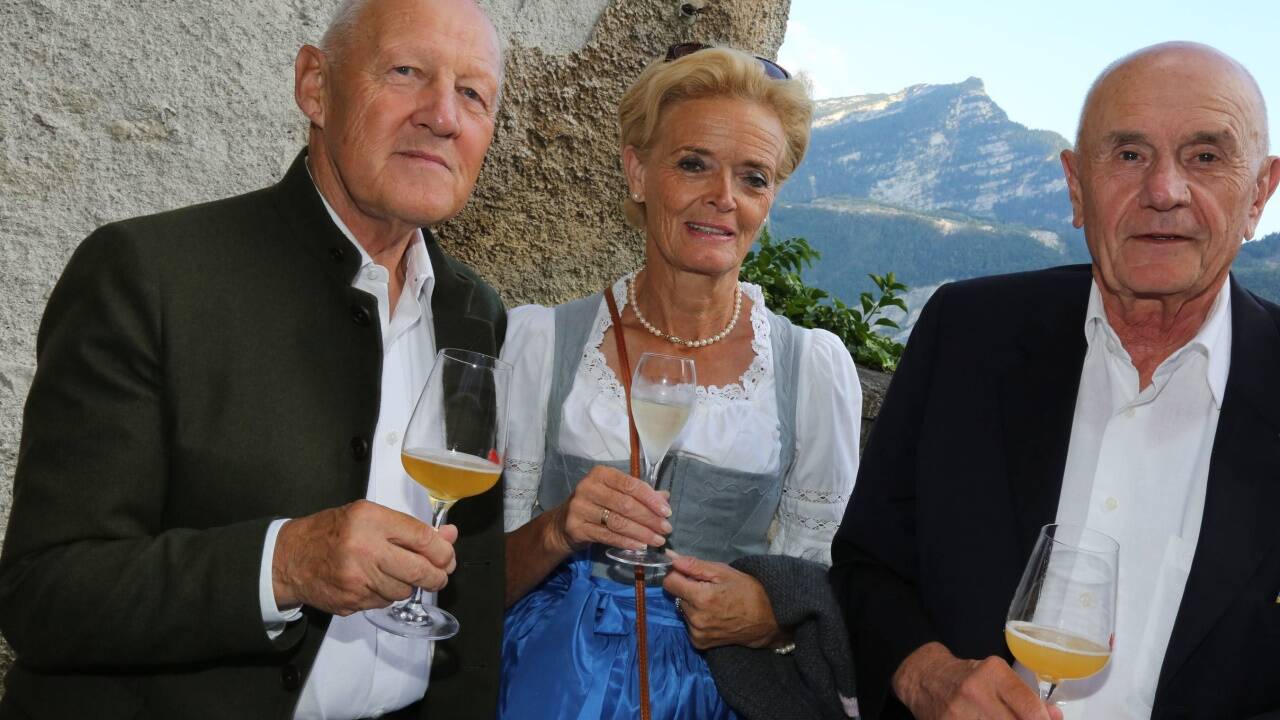 Annemarie und Ludwig Picker sowie Hagebaumarkt-Inhaber Max Schneider sind langjährige Sponsoren der Festspiele. 