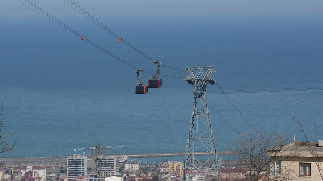 Aussichtsbahn am Schwarzen Meer, Türkei, von Leitner Ropeways.  
