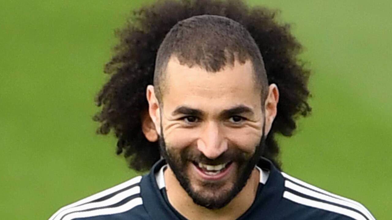 Suchbild: Stürmer Karim Benzema, ein Mann mit zwei Frisuren? 