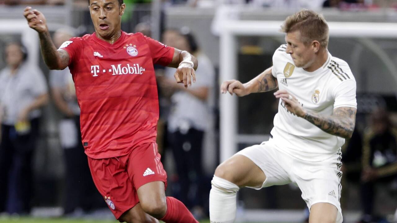 Toni Kroos (r.) im Einsatz. 