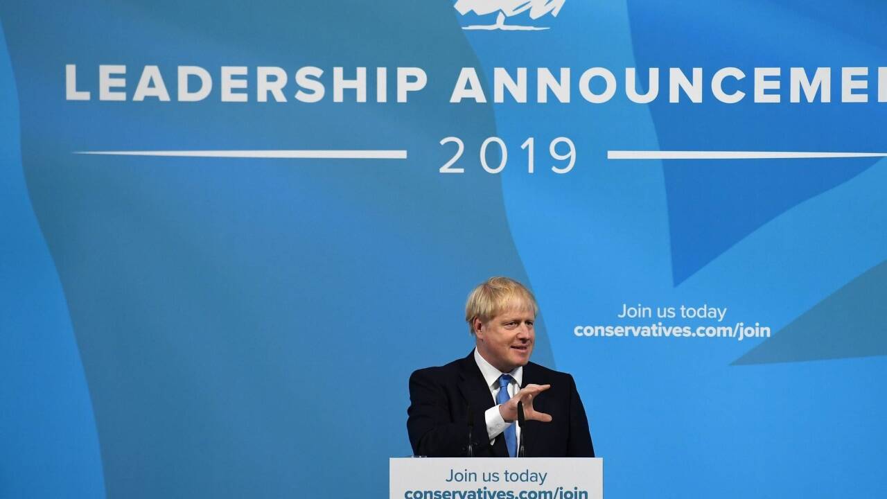Am Dienstag in London: Alexander Boris de Pfeffel Johnson. 