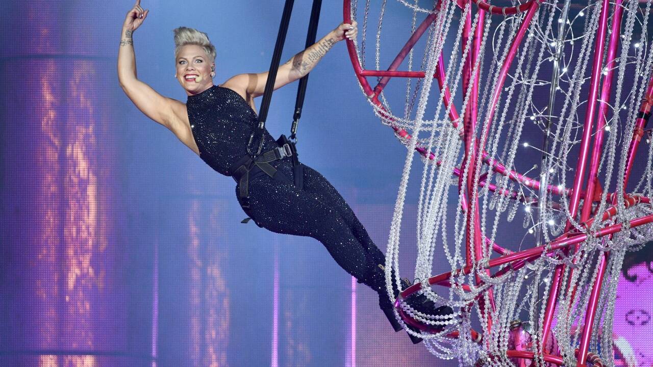 Pink gastiert im Wiener Ernst-Happel-Stadion. 
