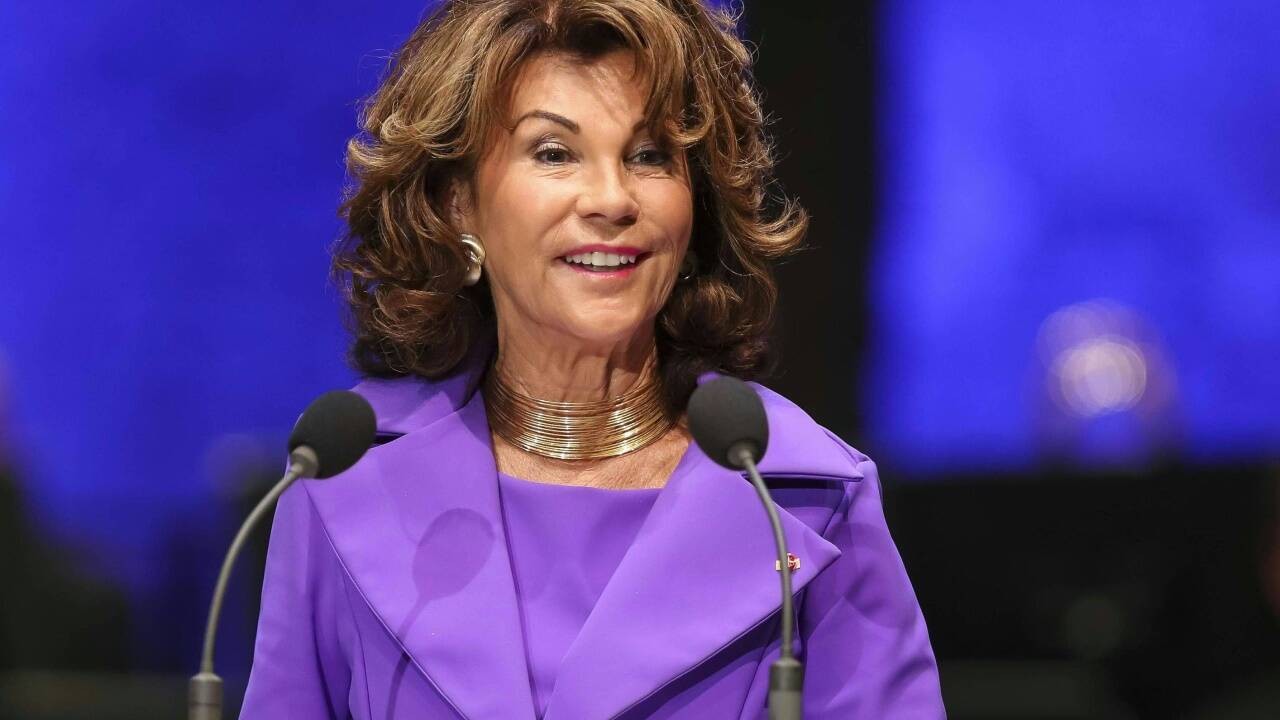 Bundeskanzlerin Brigitte Bierlein beim Festakt zur Eröffnung der Salzburger Festspiele in der Felsenreitschule, am Samstag, 27. Juli 2019.  