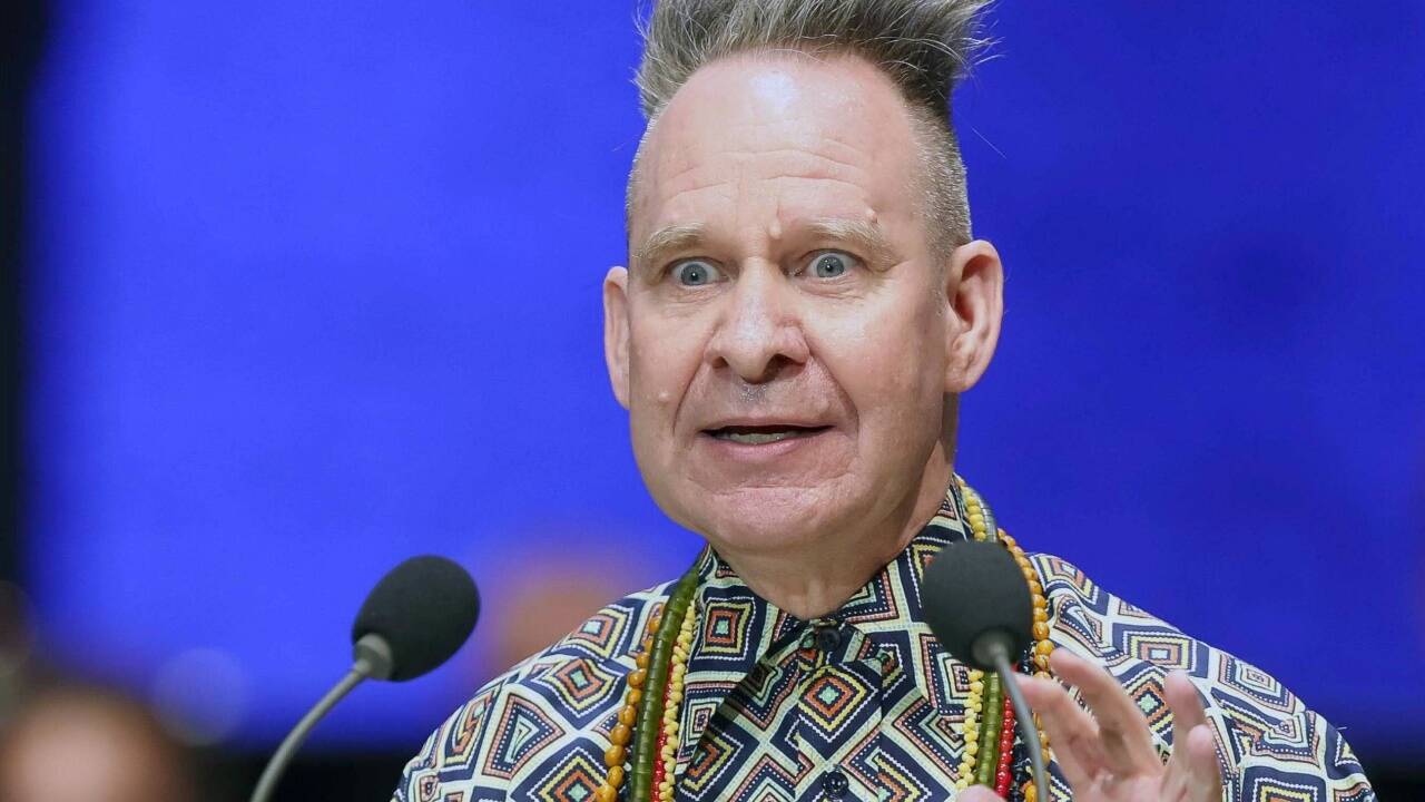 Festredner, Regisseur Peter Sellars beim Festakt zur Eröffnung der Salzburger Festspiele in der Felsenreitschule, am Samstag, 27. Juli 2019.  