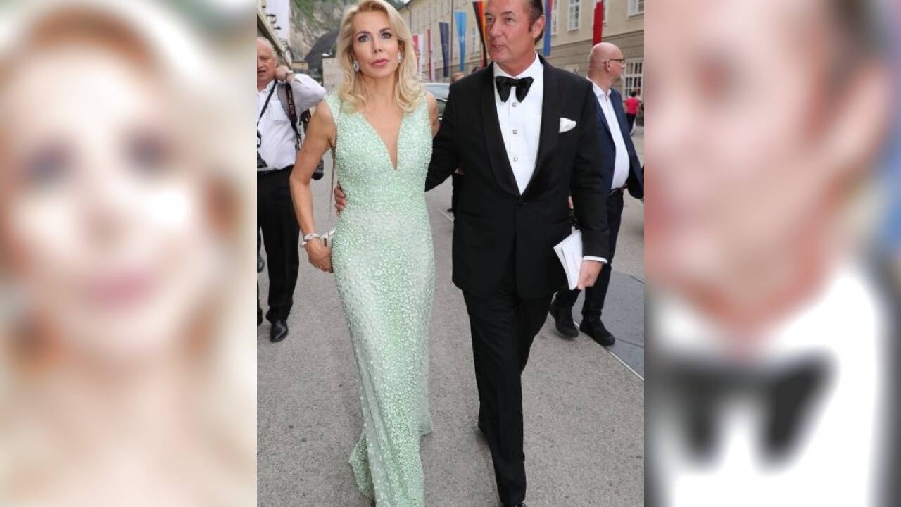 Gabriela Prinzessin von Leiningen und Unternehmer Jürgen Kellerhals (Media Markt). 