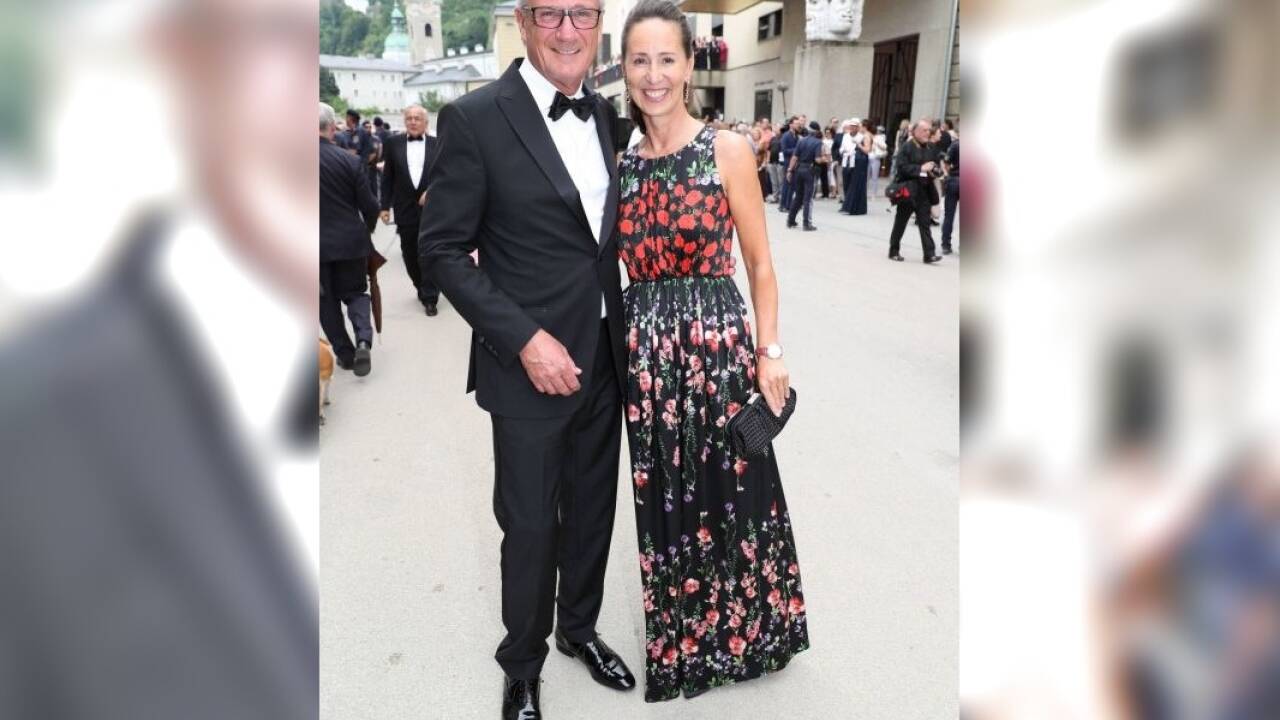 Stadtchef Harald und Alexandra Preuner. 