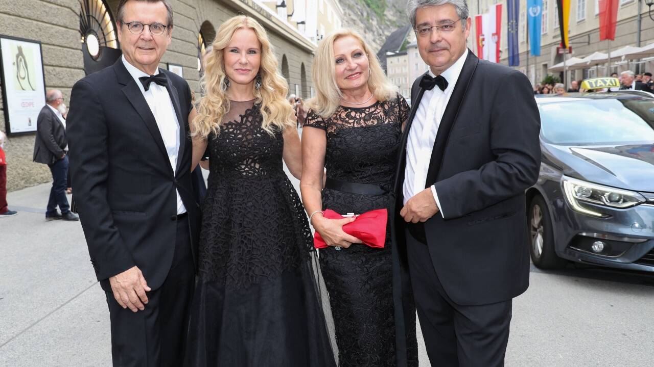 Medienmanager Hans Mahr, Katja Burkhard, Brigitte und Wolfgang Hesoun. 
