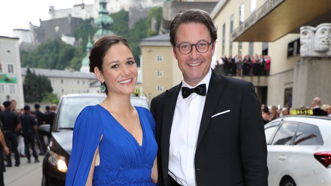 Deutschlands Verkehrsminister Andreas Scheuer mit Freundin Julia Reuss. 