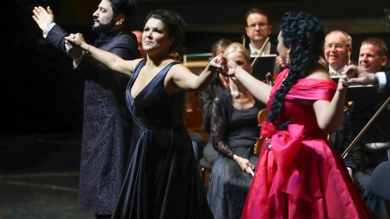 Yuzif Eyvazov, Anna Netrebko, Anita Rachvelishvili 