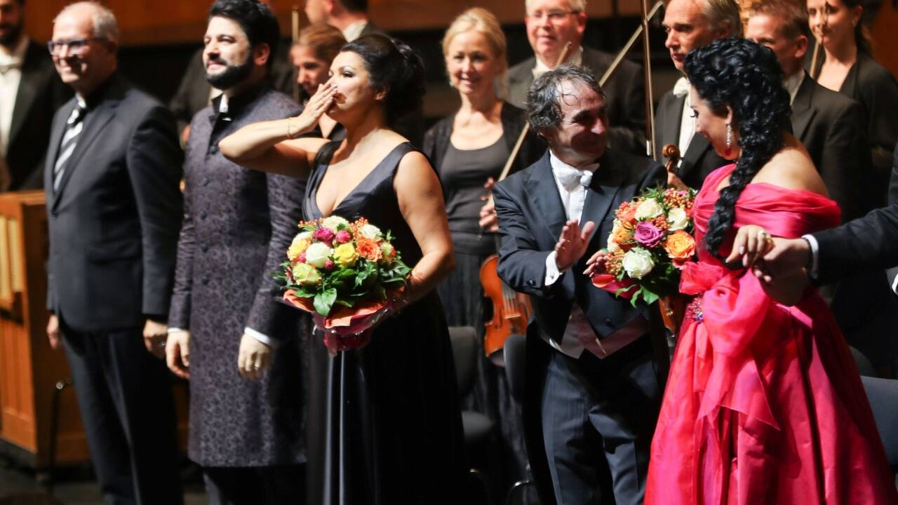 Yuzif Eyvazov, Anna Netrebko, Marco Armiliato, Anita Rachvelishvili 