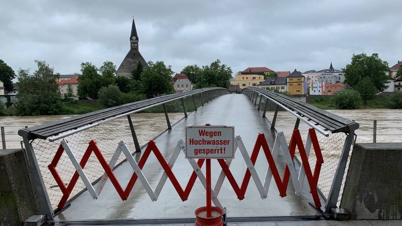 In Oberndorf wurden die Schutzmaßnahmen aktiviert. 