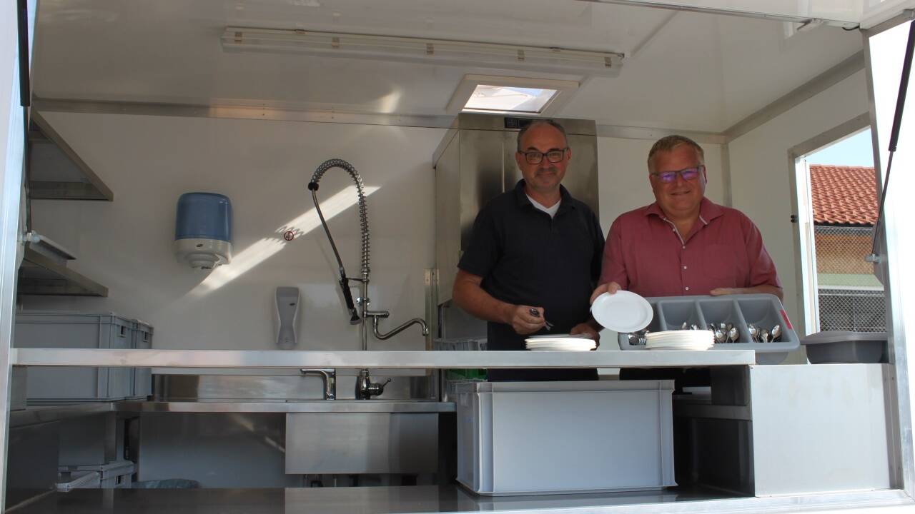 So sieht das Mobil innen aus. 