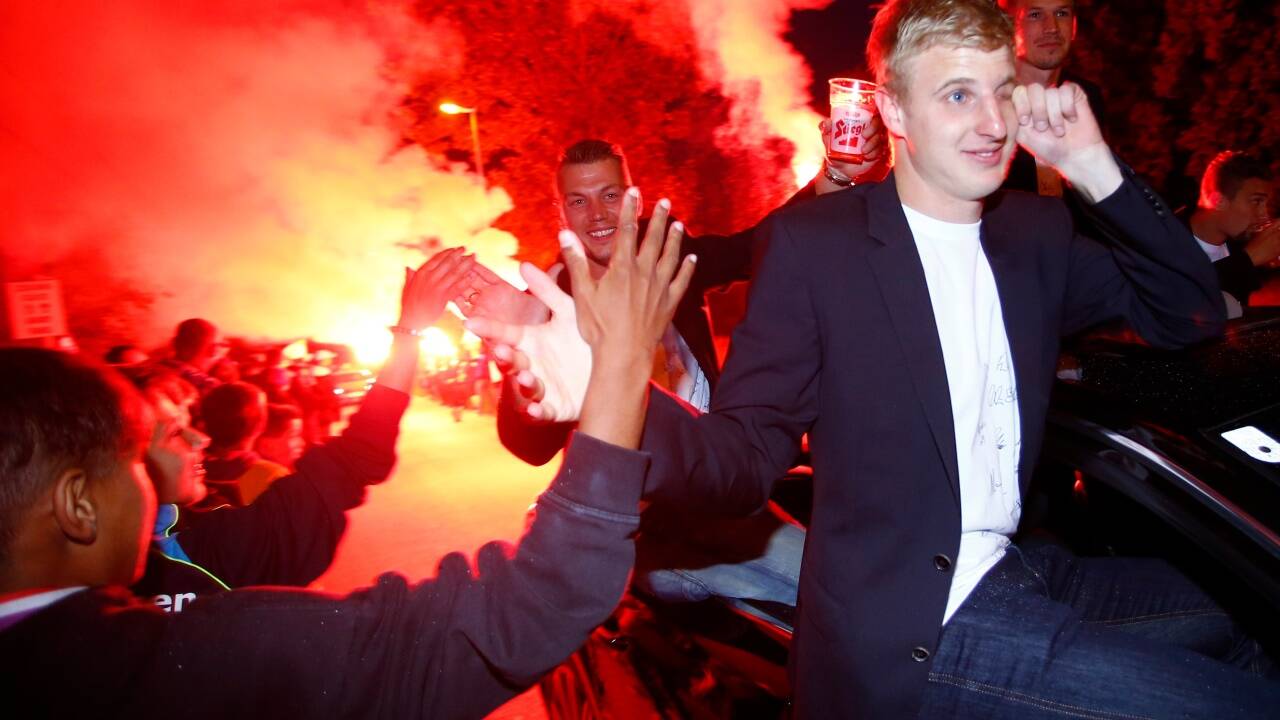 Kein Auge trocken: Martin Hinteregger.   Kein Auge trocken: Martin Hinteregger.