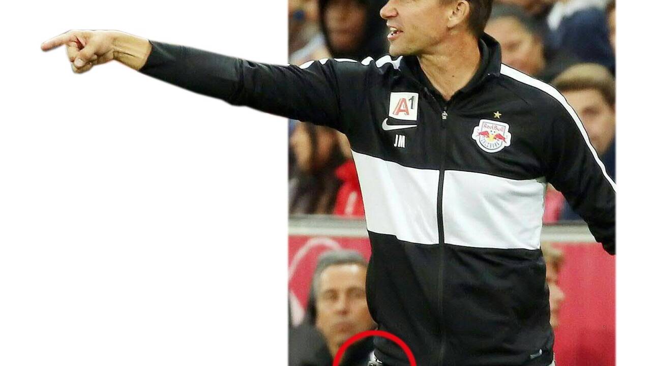 Verkabelt: Bullen-Trainer Jesse Marsch. 