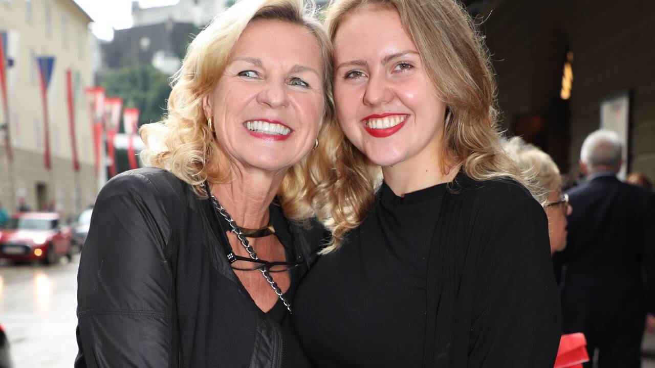 Hera Lind mit Tochter Fritzi.  