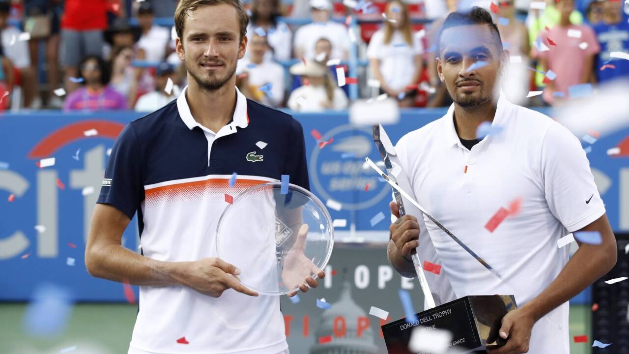 Im Endspiel besiegte der Australiener den Russen Daniil Medwedew. 