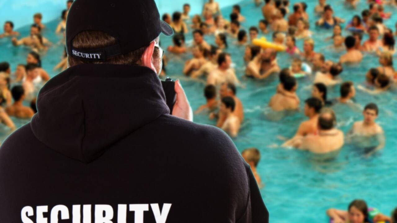 Security-Personal ist in heimischen Freibädern noch eine Ausnahme. 