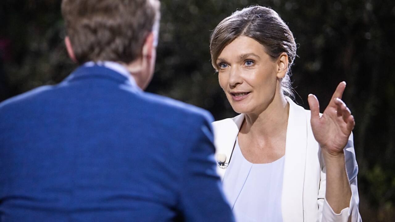 Liste-Jetzt-Chefin Maria Stern im Gespräch mit Tobias Pötzelsberger.  Liste-Jetzt-Chefin Maria Stern im Gespräch mit Tobias Pötzelsberger.